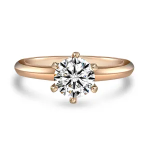 1 Carat Solitaire Engagement Ring