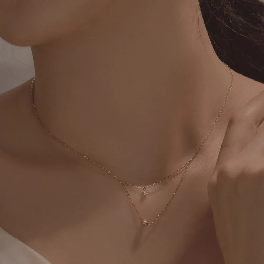 [14K Gold] Glory Necklace