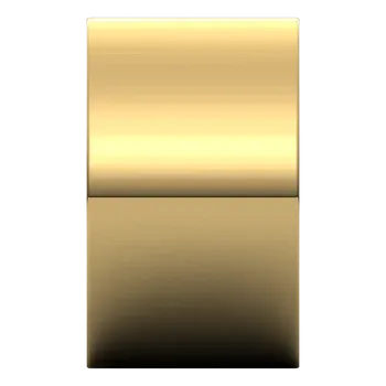 18K Yellow Gold 12 mm Standard Fit Flat Band