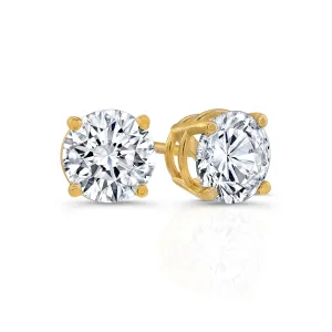 2 Carat Classic Studs by AZ Essentials