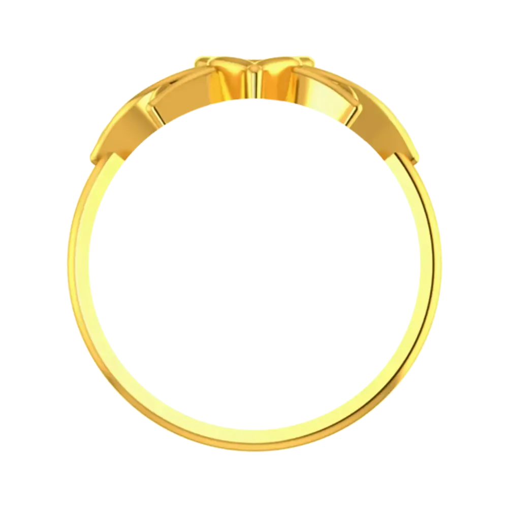 22k Gold Ring With Intricate Design From Goldlites Collection