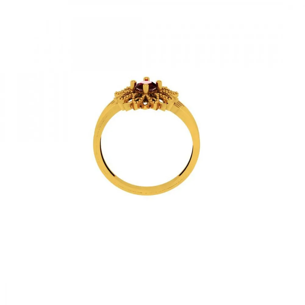 22KT (916) Yellow Gold Ring For Women