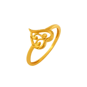22KT Yellow Gold Ring For Women