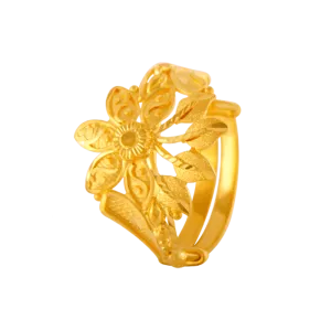 22KT Yellow Gold Ring For Women