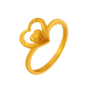 22KT Yellow Gold Ring For Women