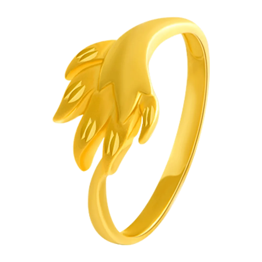 22KT Yellow Gold Ring For Women