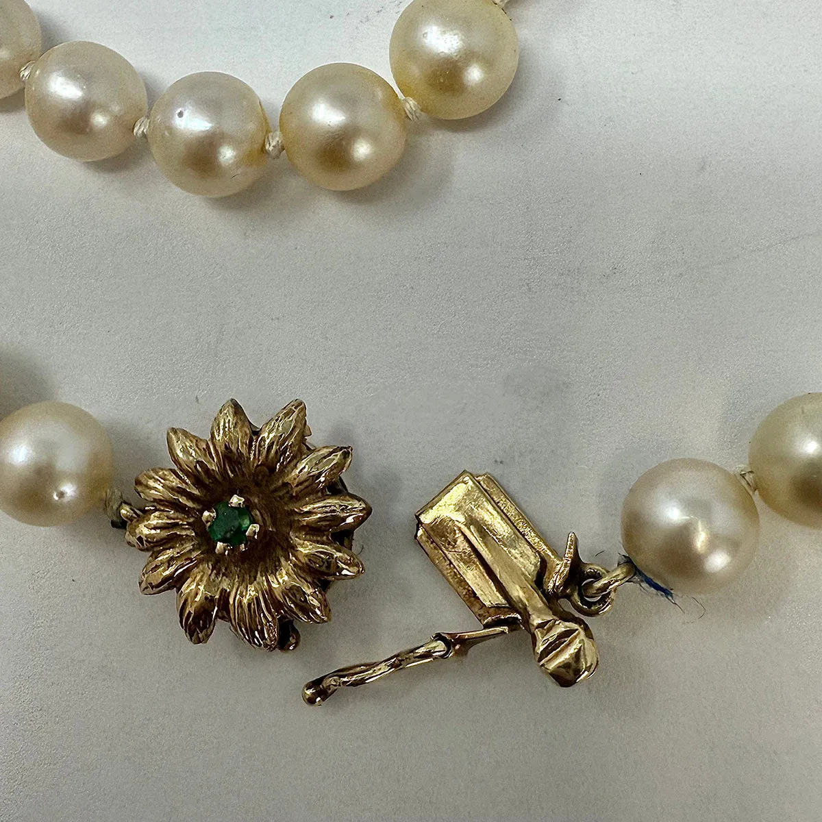 24" Freshwater Pearl  Necklace  with 14K Gold Clasp