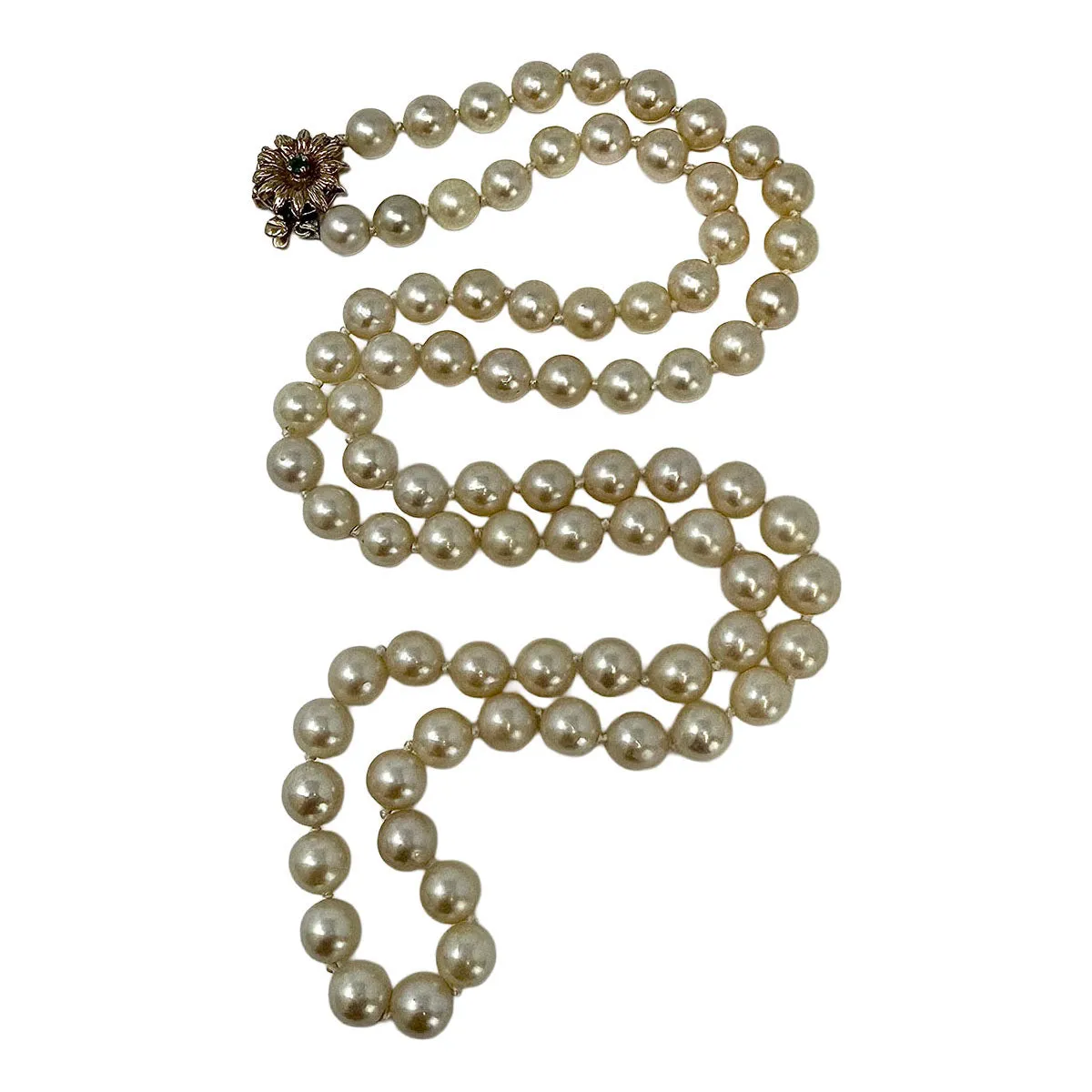 24" Freshwater Pearl  Necklace  with 14K Gold Clasp