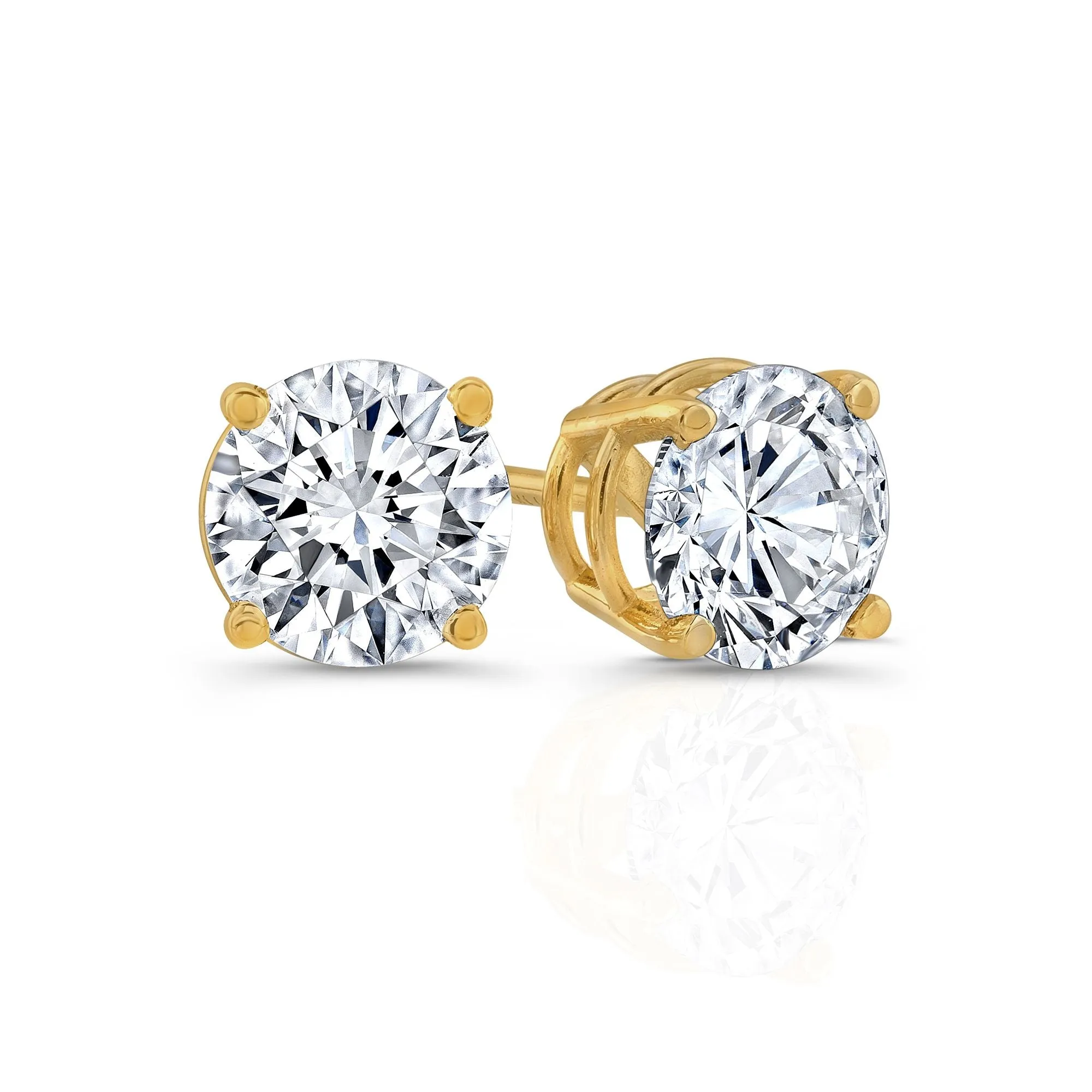 4 Carat Classic Studs by AZ Essentials