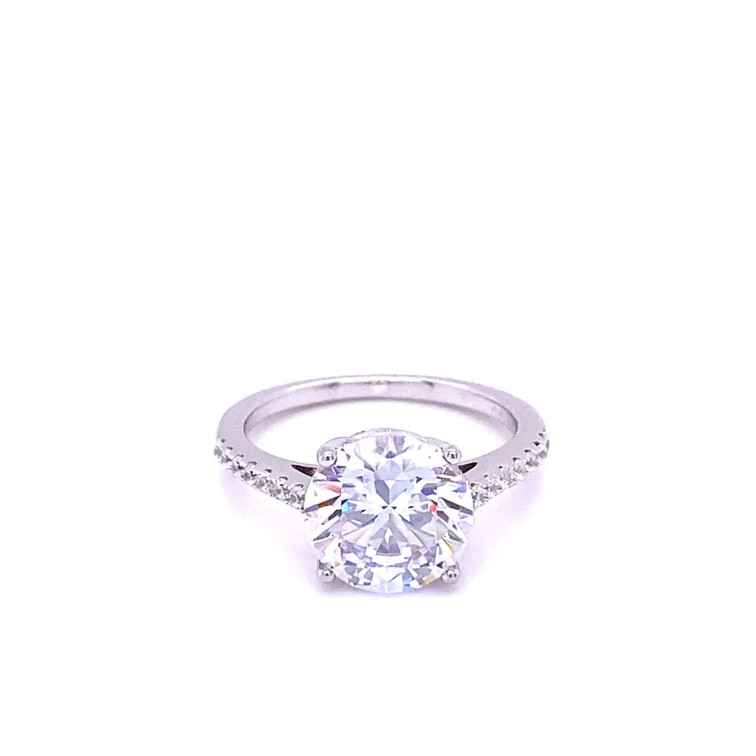 4 Carat Four Prong Engagement Ring
