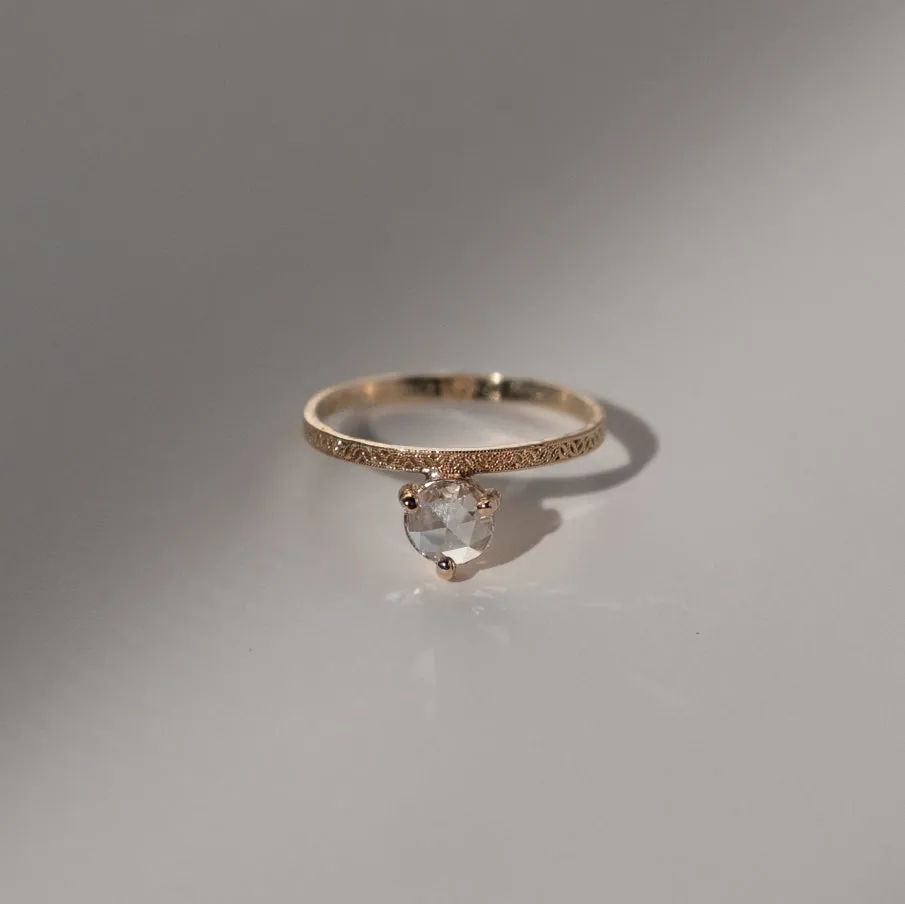 5mm Rose Cut Petite Straight Lace Band