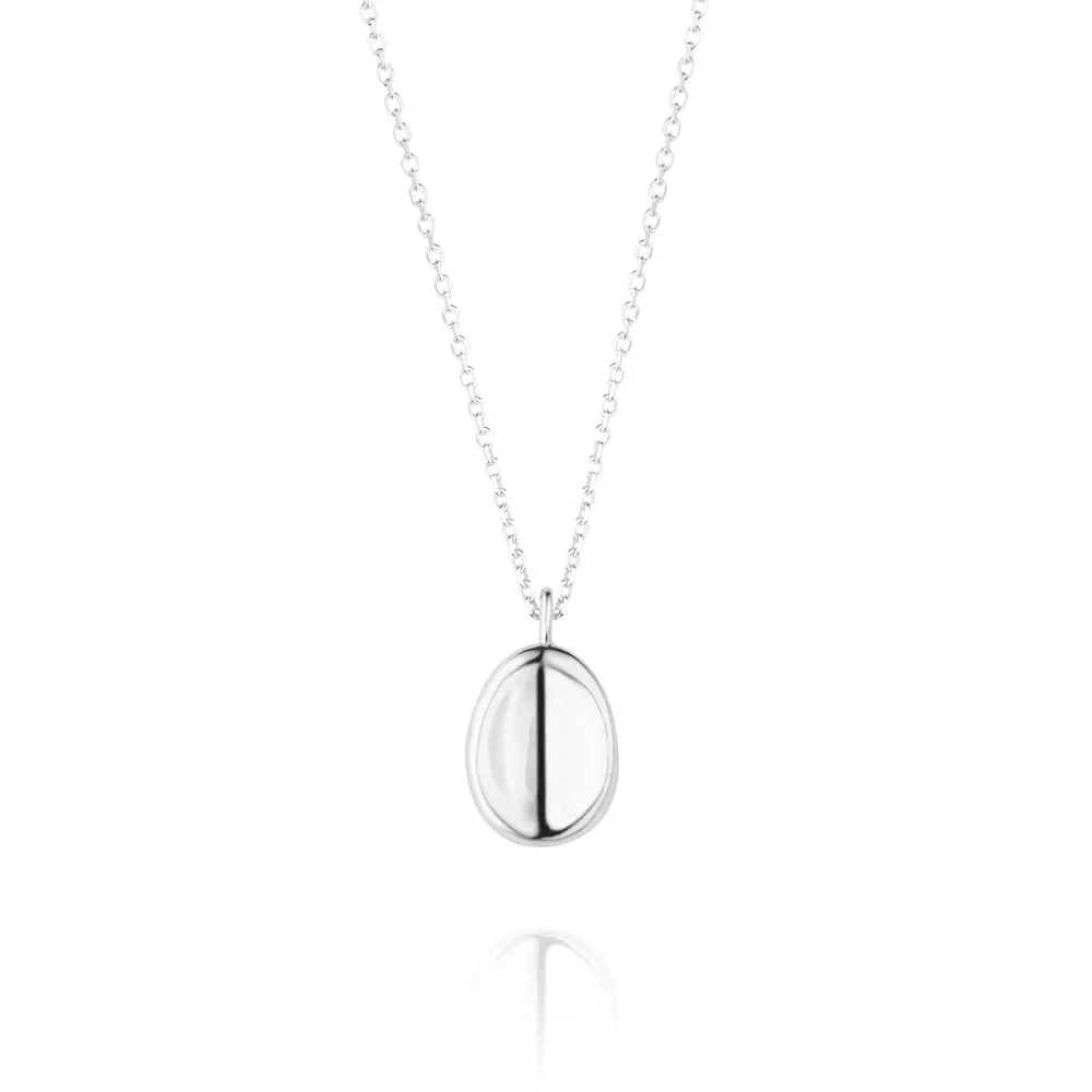 [925 Silver] Pebble Necklace