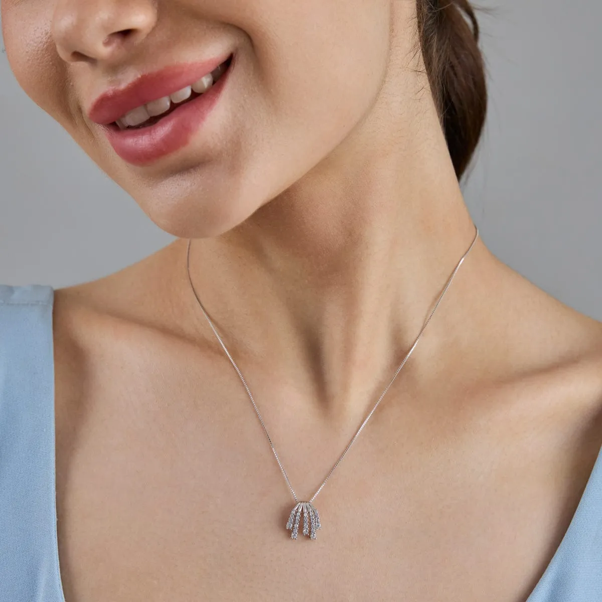 92.5 Silver Pendant with Chain  183001
