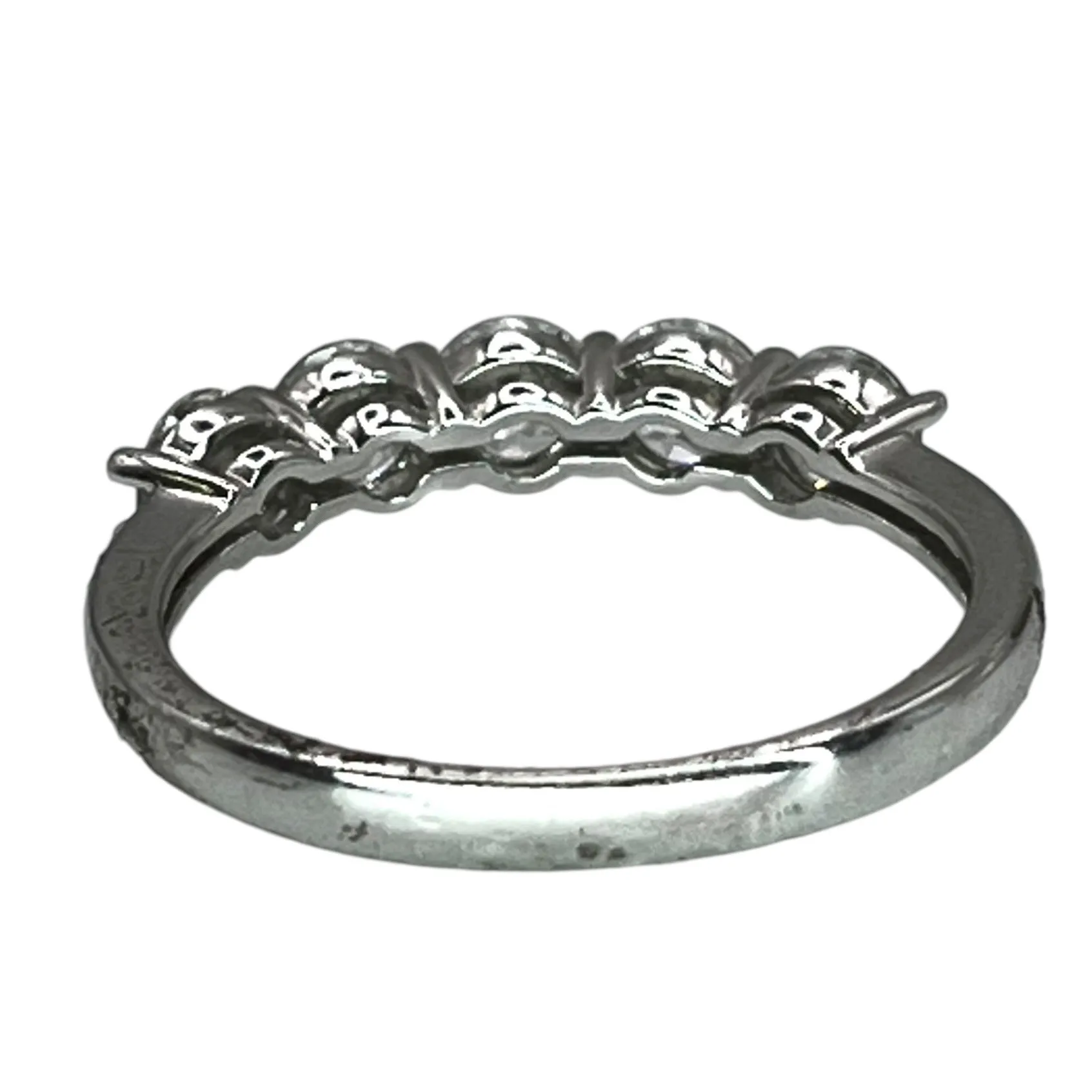 925 Sterling Silver Round Cut Cubic Zirconia Ring Size 7 Band Classic Basic