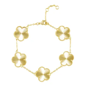 Adeline Clover Bracelet Gold