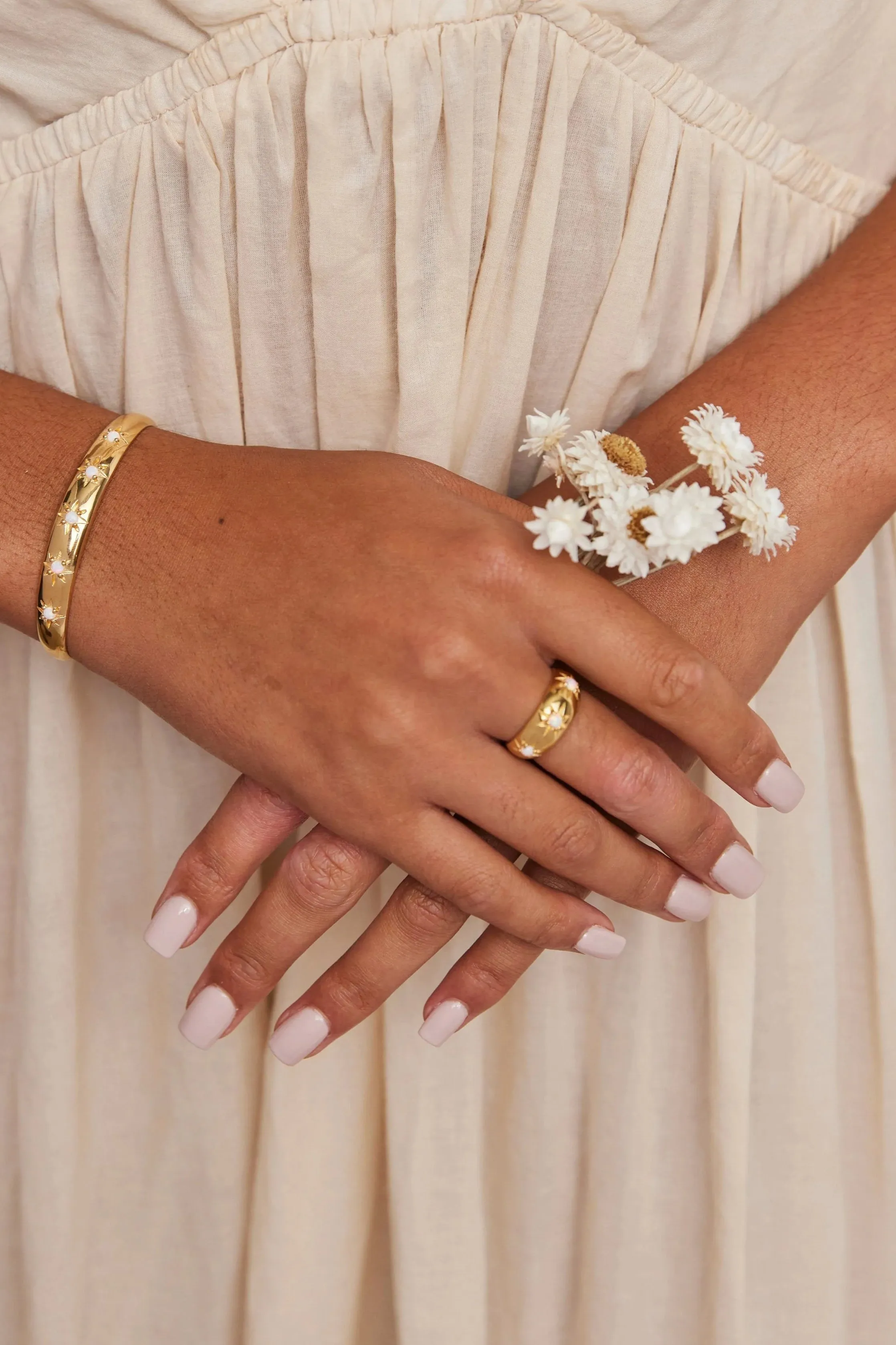 Alina Opal Gold Band