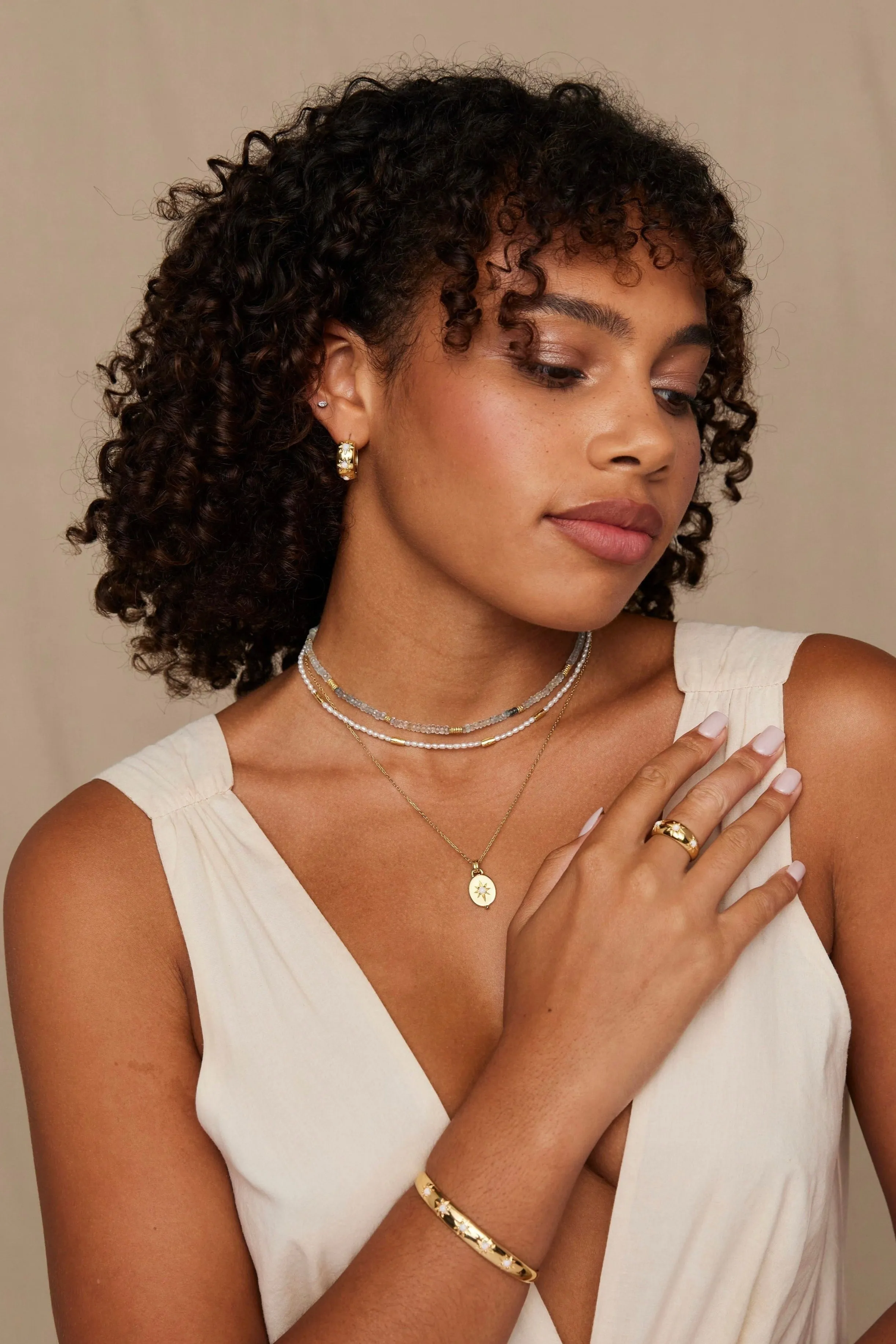 Alina Opal Gold Band
