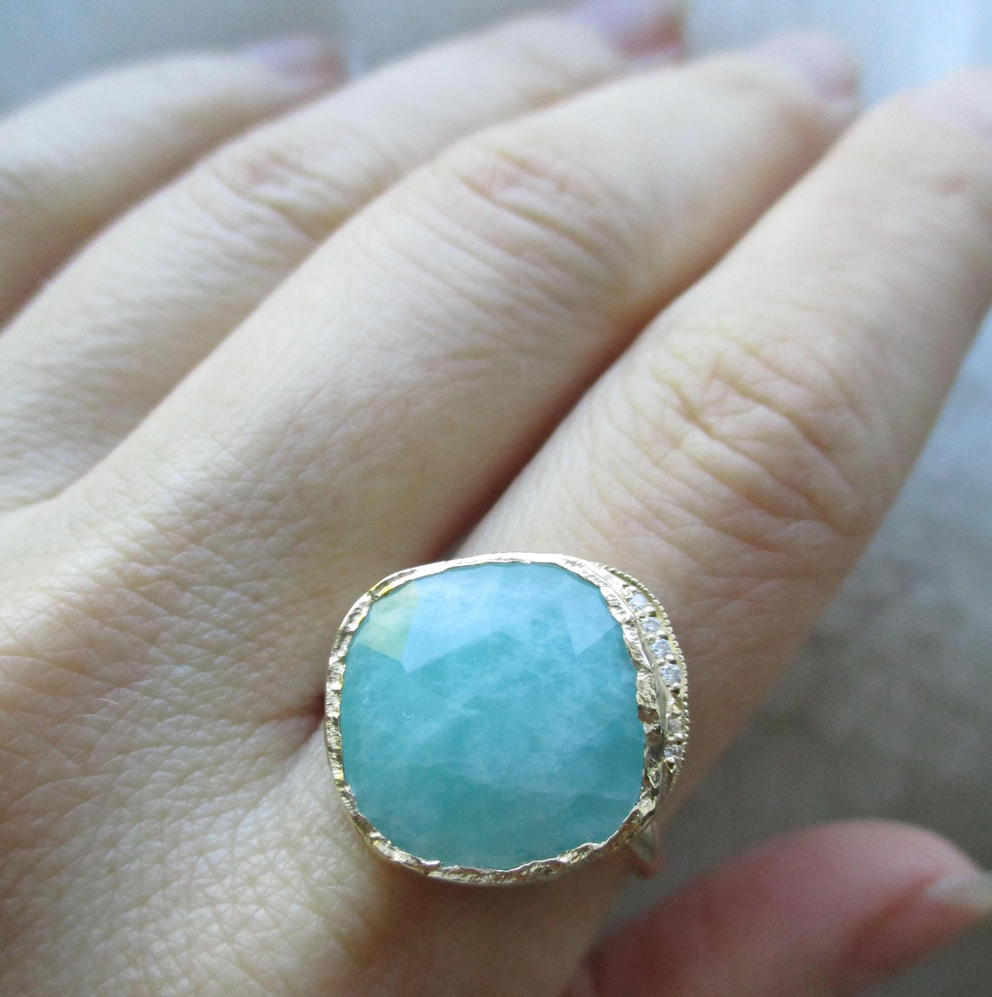 Amazonite Cove Ring
