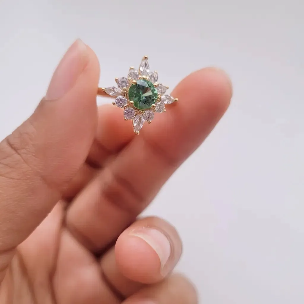 Anna Ring - Light Emerald