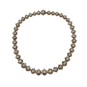 Antique Old Mine-cut Diamond Rivi??re Necklace