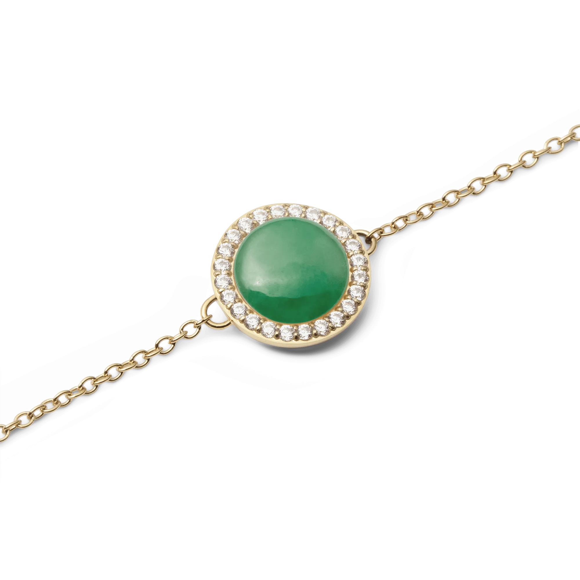 Audrey Bracelet Jade Gold