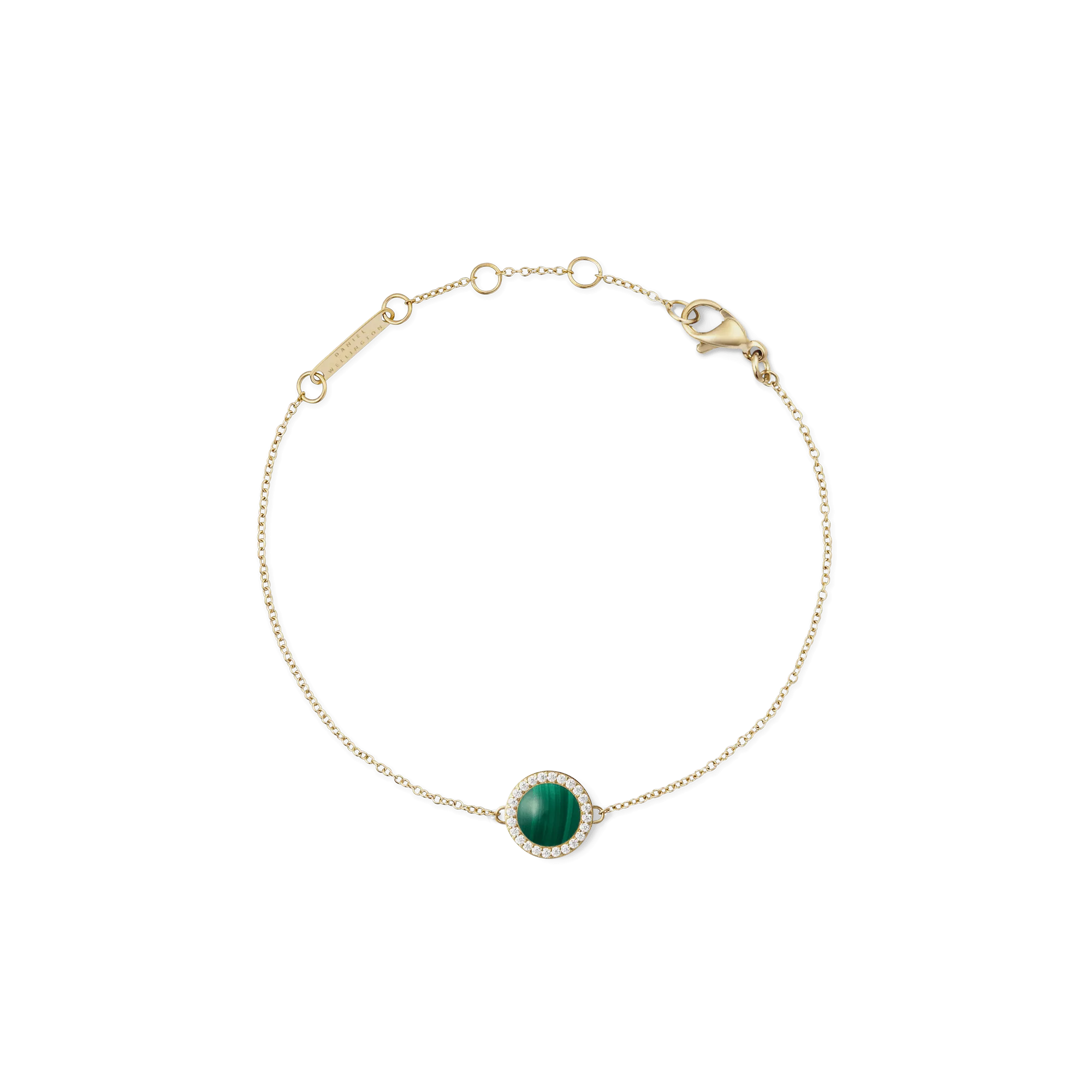 Audrey Bracelet Malachite Gold