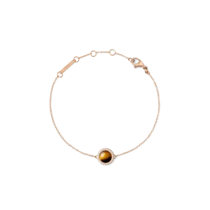 Audrey Bracelet Tiger Eye Rose Gold