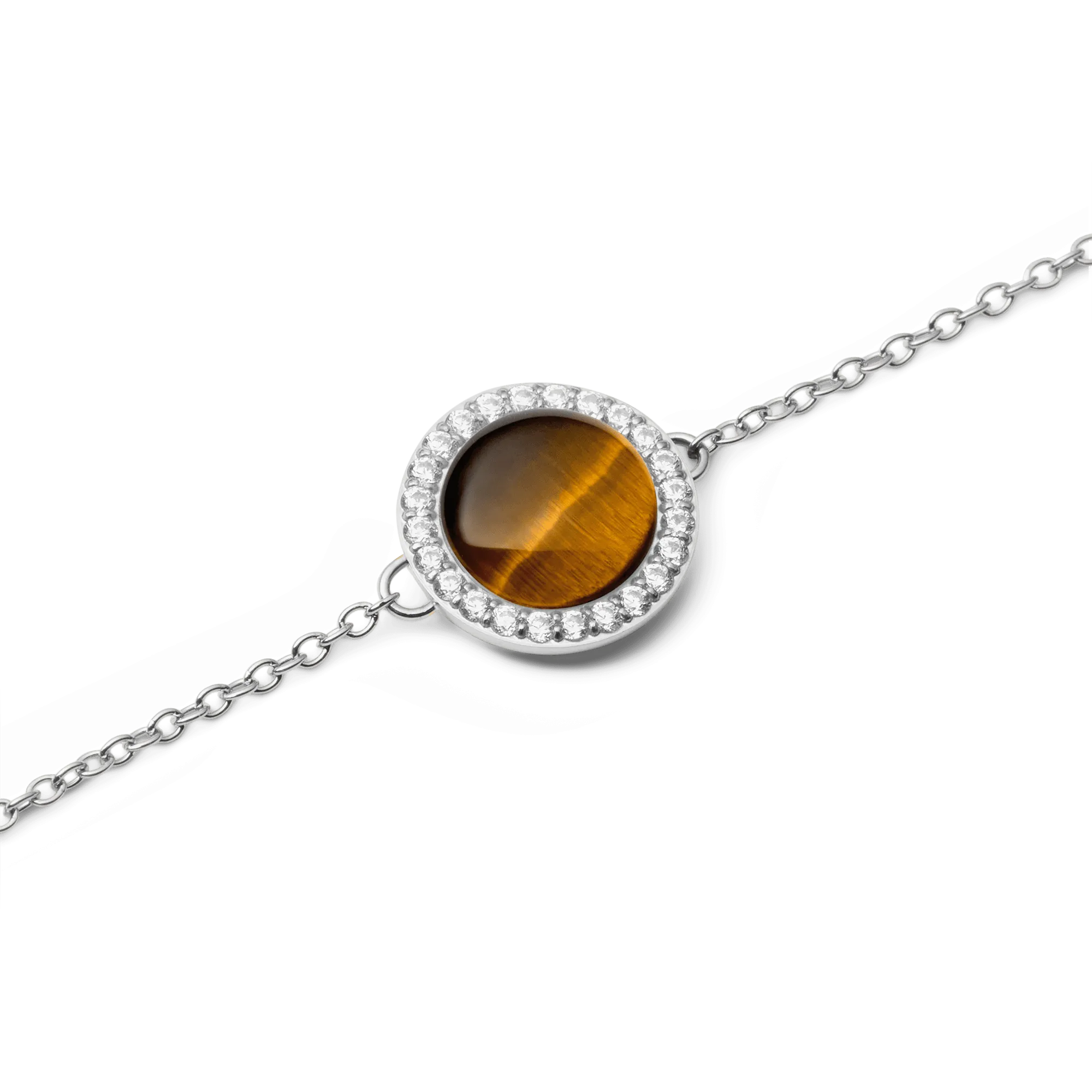 Audrey Bracelet Tiger Eye Silver