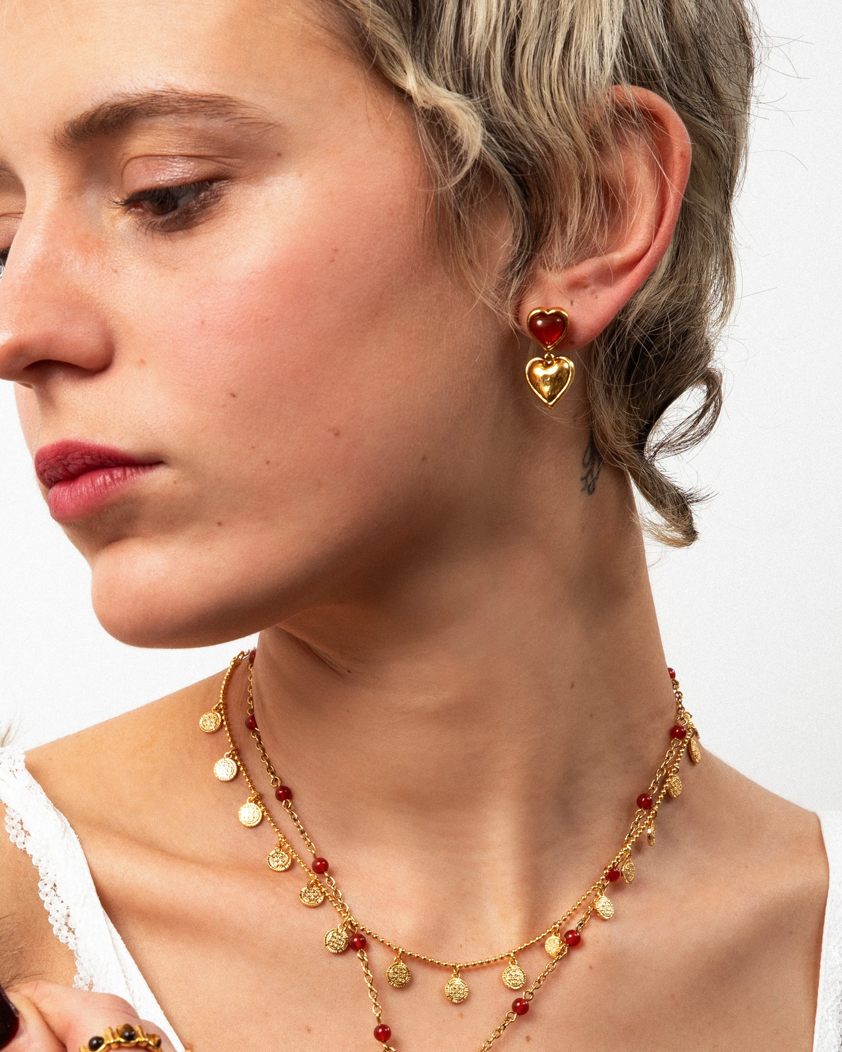 Aura Earrings in Gold
