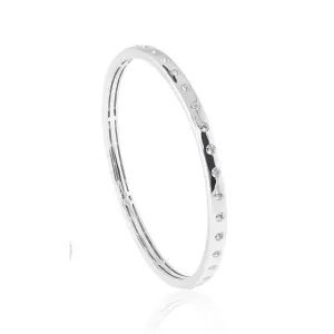 Bella Bangle in White Topaz