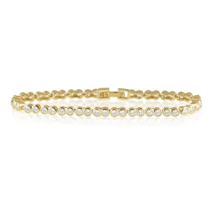 Bezel Tennis Bracelet
