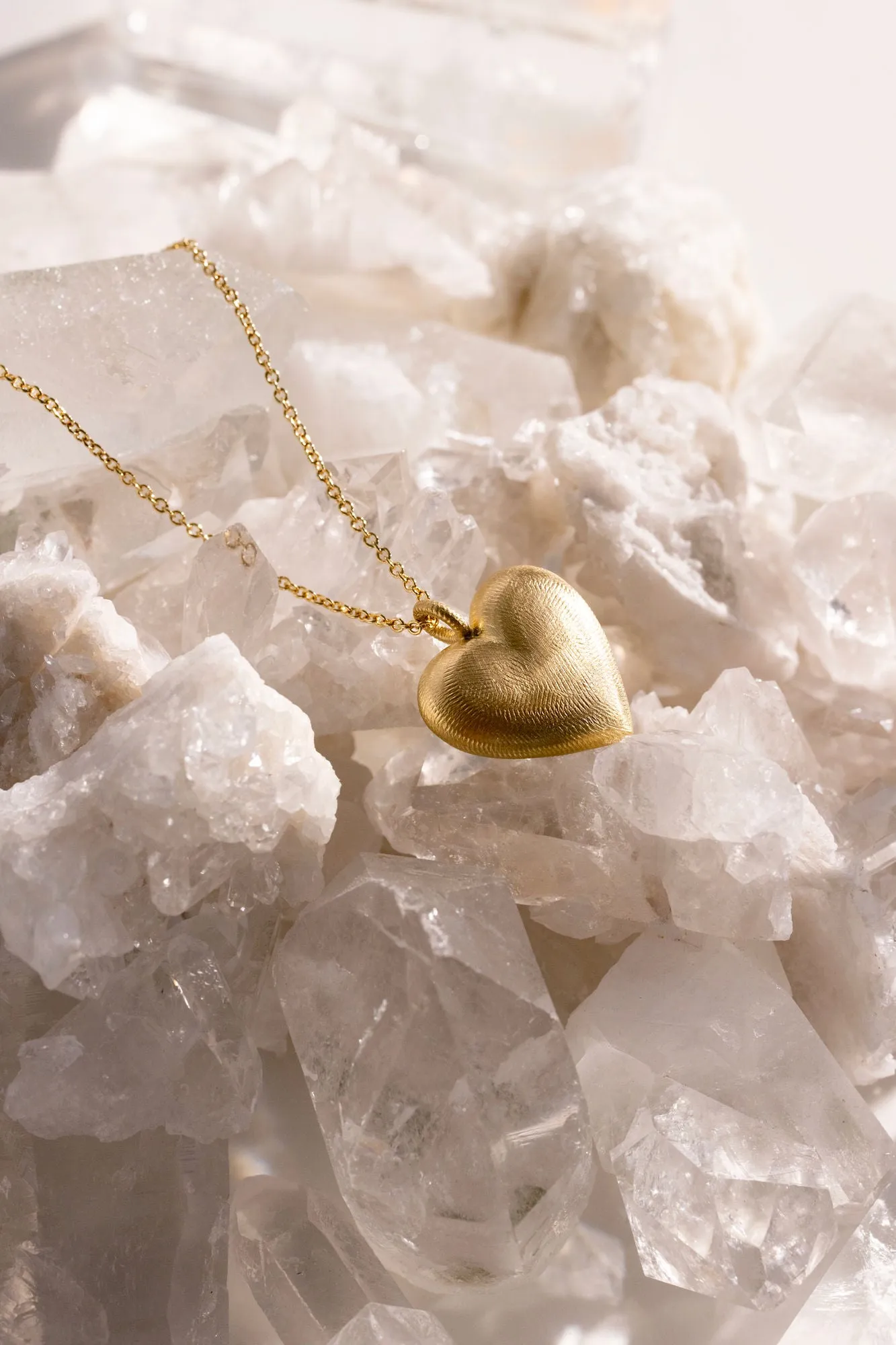 Big Heart 18K Gold Pendant