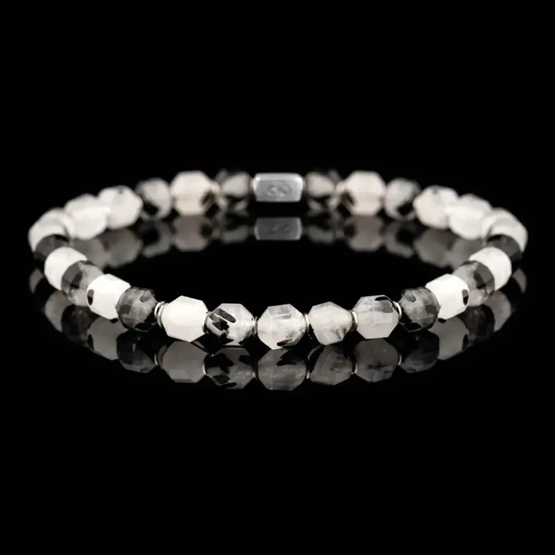 Black Rutilated Quartz Bracelet IV (5.5mm)