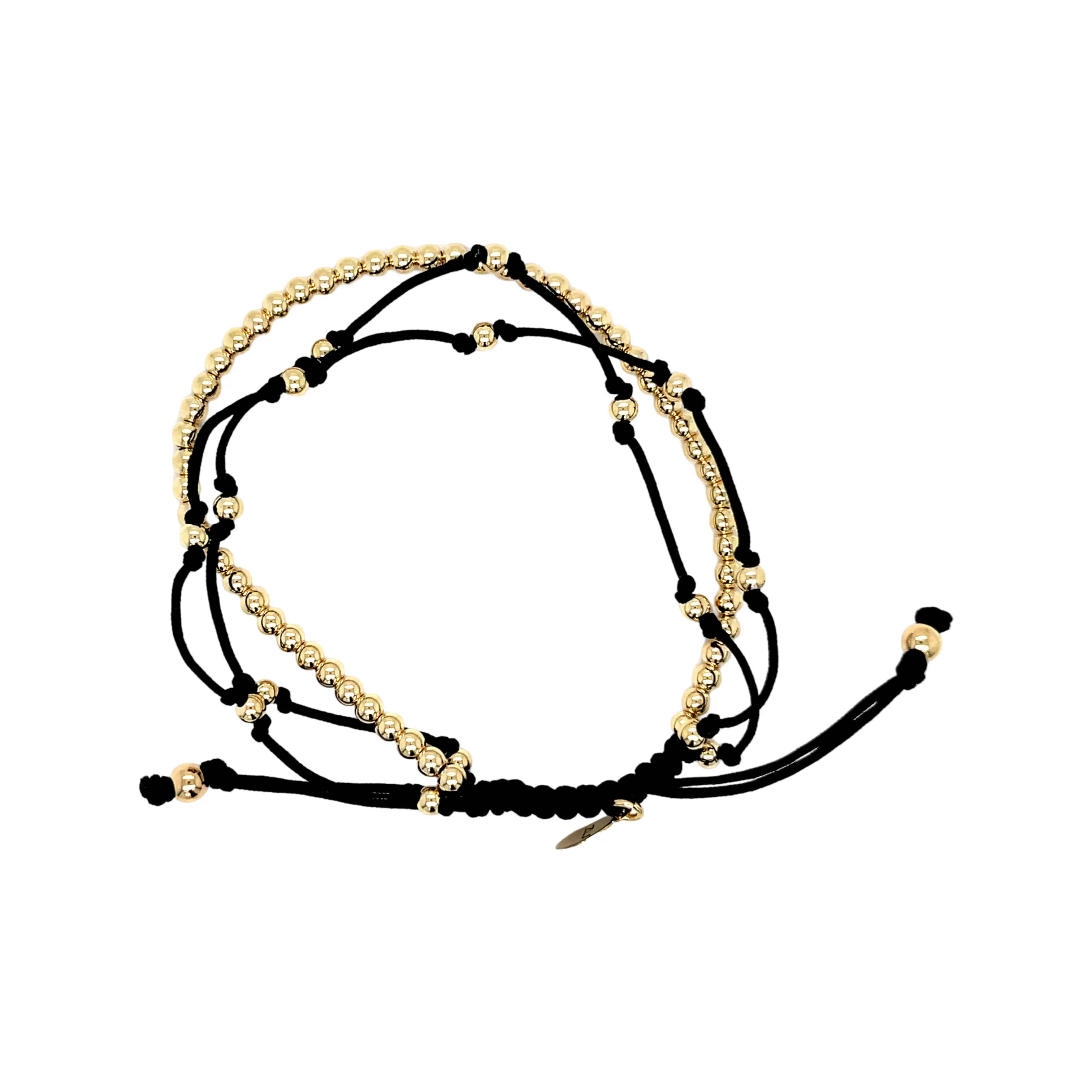 Black Trio Fortune Bracelet