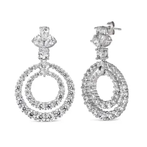 Caliente Double Halo 5.50ctw Earrings