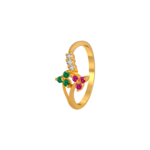 Collectors Choice Stone-studded Exclusive Gold Ring