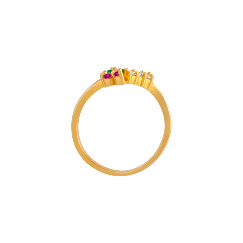 Collectors Choice Stone-studded Exclusive Gold Ring