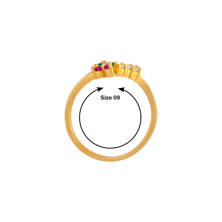 Collectors Choice Stone-studded Exclusive Gold Ring