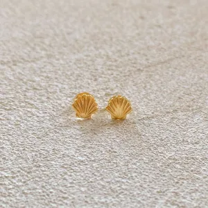 Coquille Studs | Gold