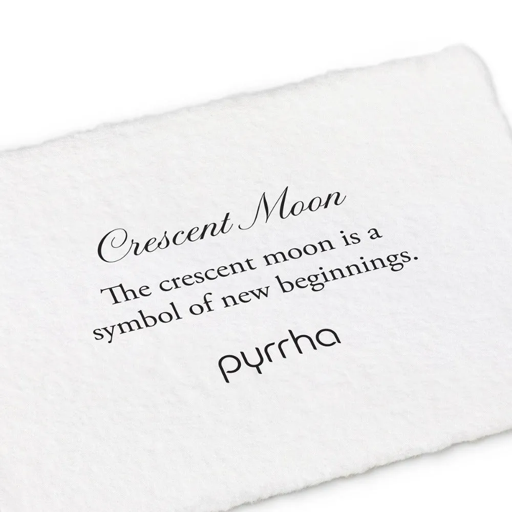 Crescent Moon Symbol Studs