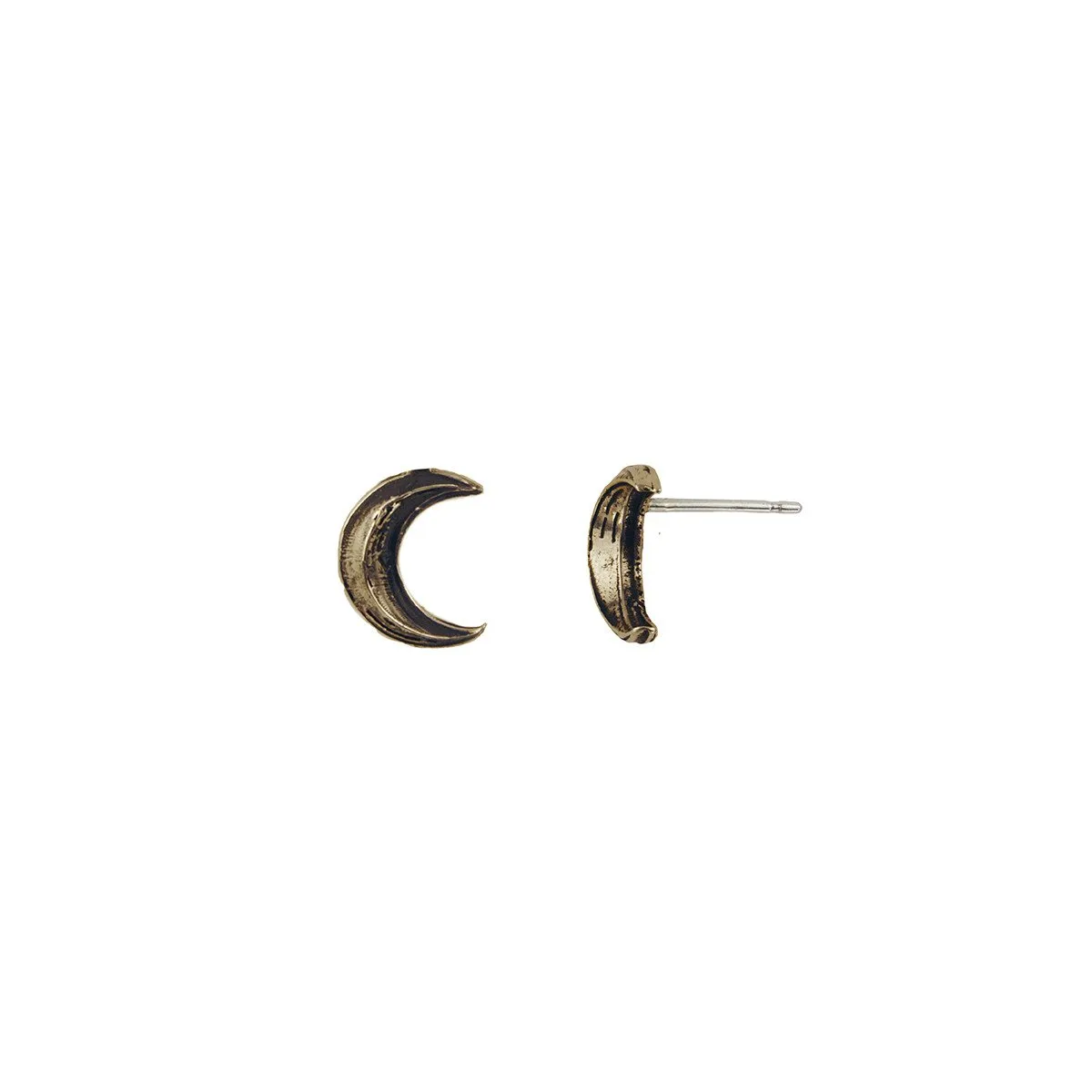 Crescent Moon Symbol Studs
