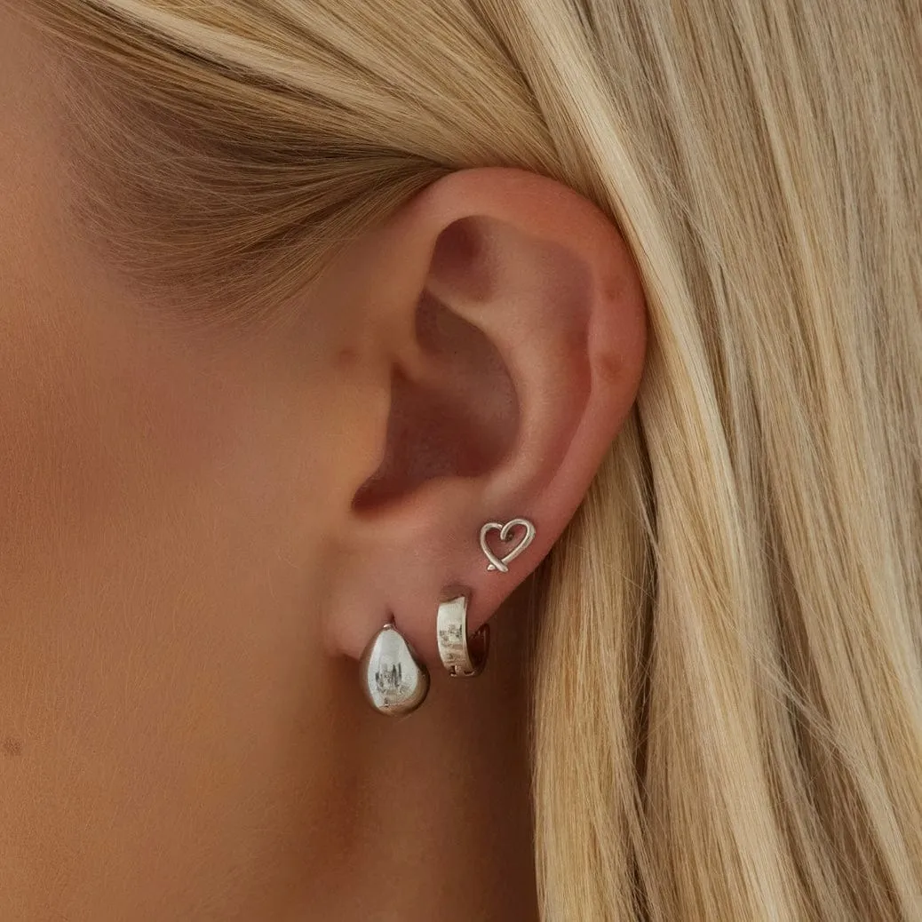 Cute Huggie Hoop Earrings