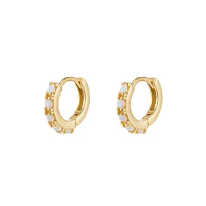 CZ Huggie Earrings