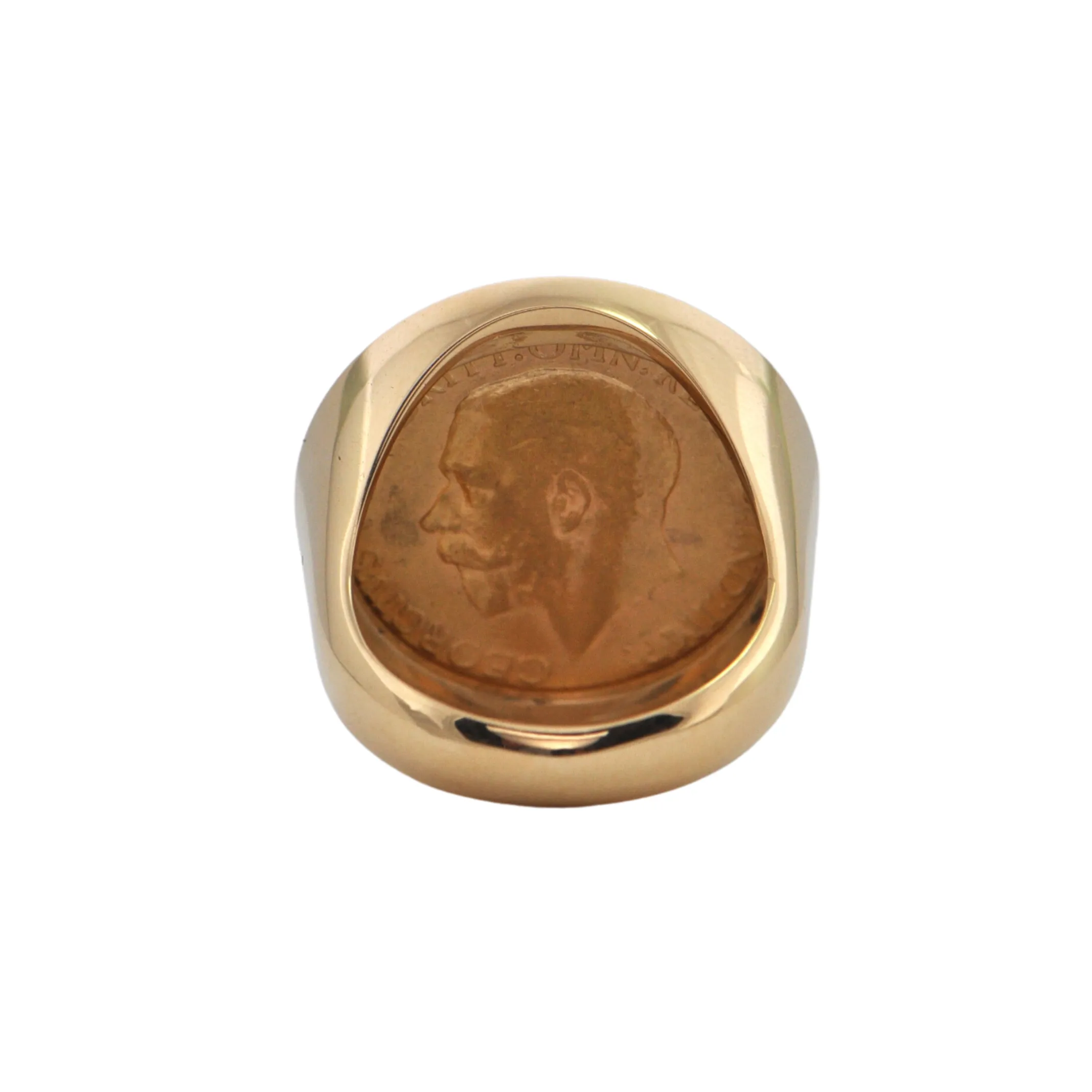 Daisy Exclusive 1911 22k Gold 1 Sovereign George V 18k gold Ring