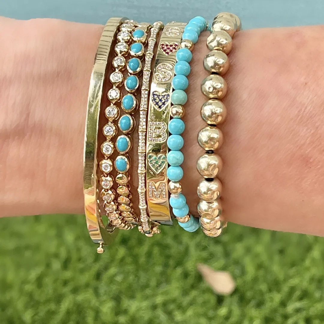 Diamond Bubble Tennis Bracelet/3.5ctw