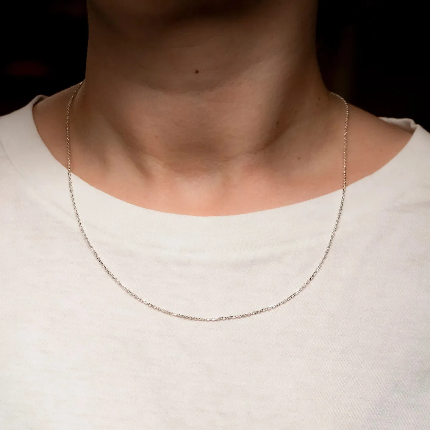 Diamond Cut Gold Plated or Silver Necklace