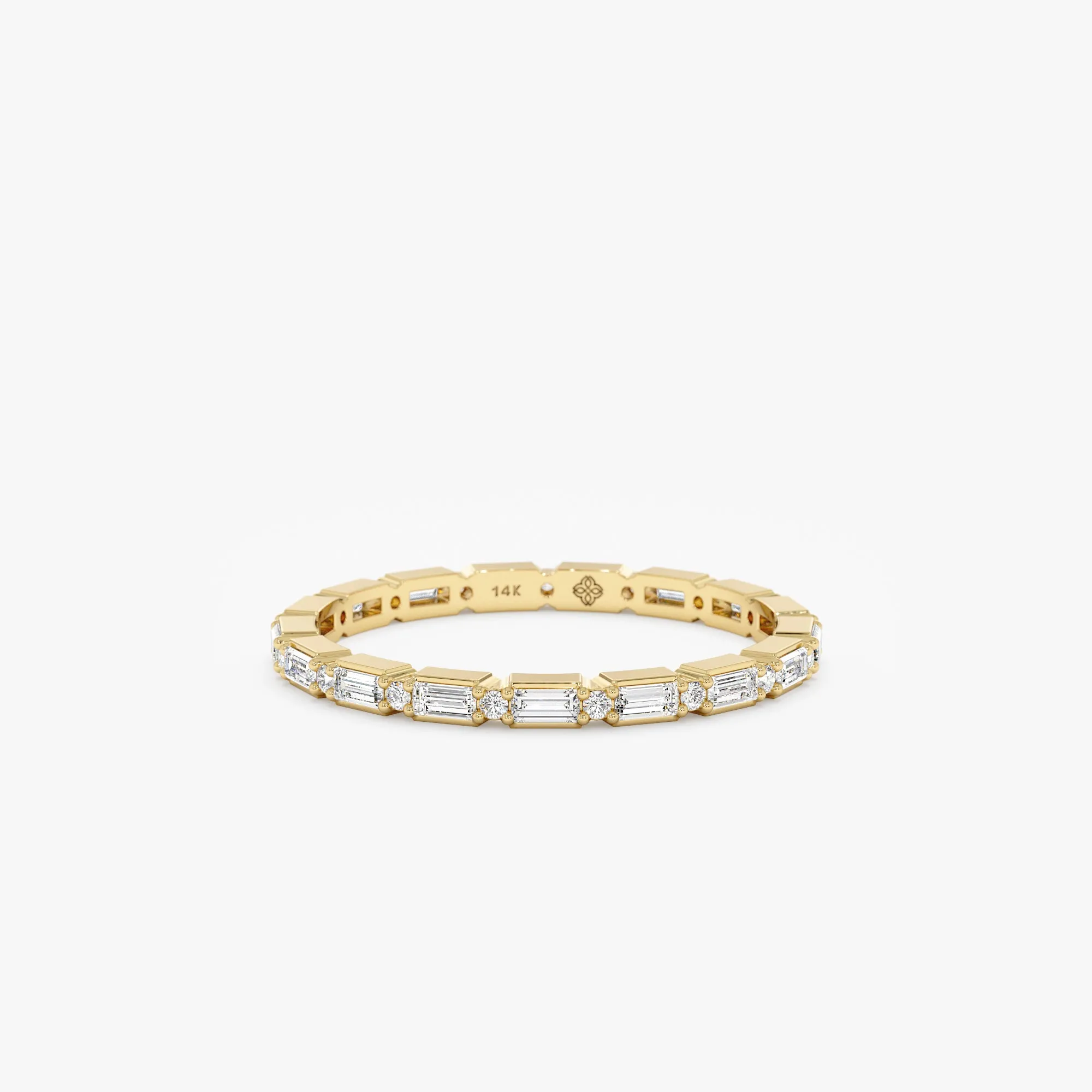 Diamond Dot Dash Eternity Ring, Harper