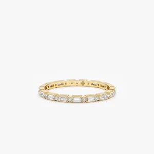 Diamond Dot Dash Eternity Ring, Harper