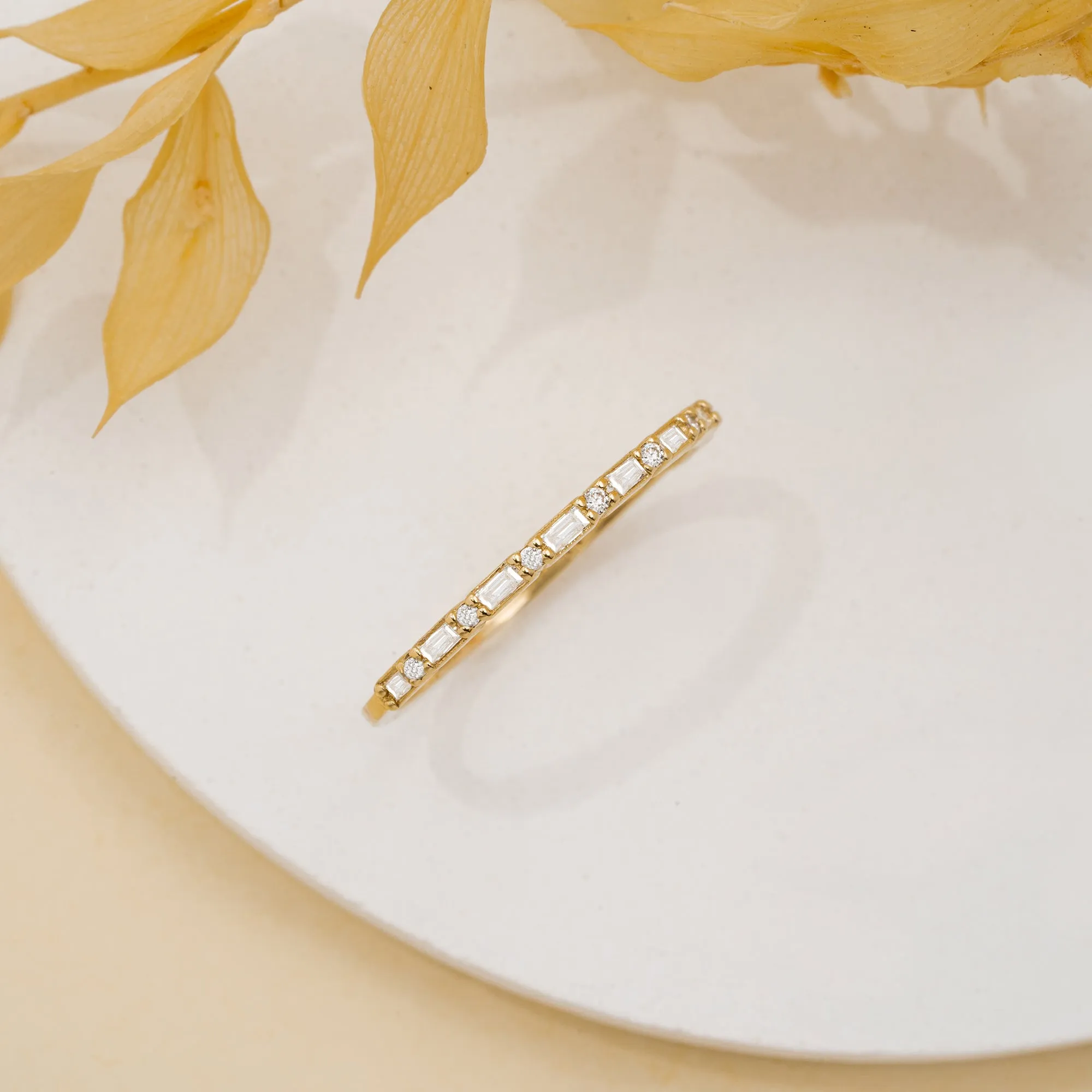 Diamond Dot Dash Eternity Ring, Harper