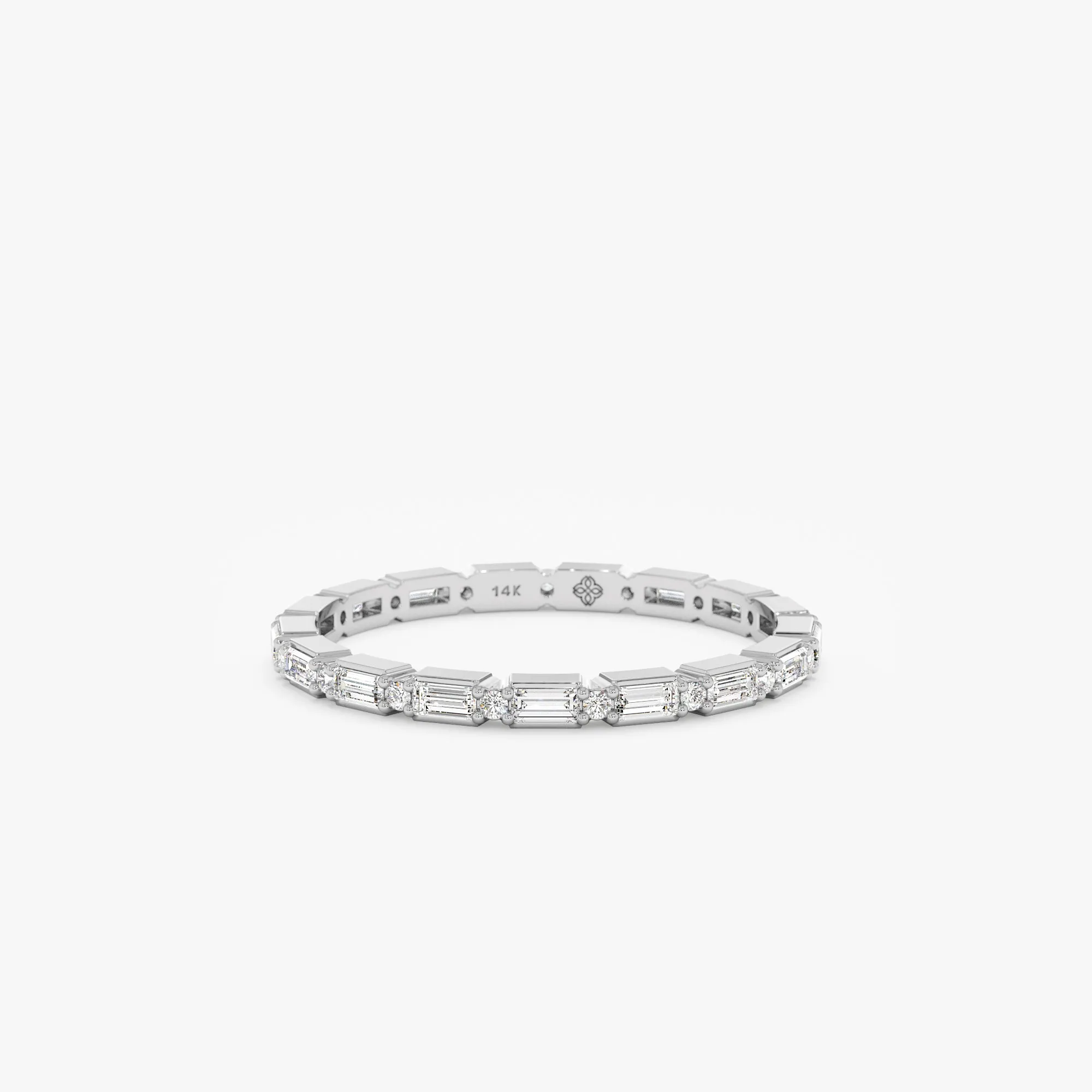 Diamond Dot Dash Eternity Ring, Harper